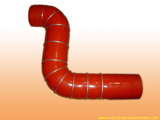 Шланг силикона Самко 6 дюймов/высокотемпературный трубопровод силикона для гоночного автомобиля, красный