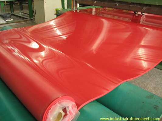 Красный лист листа природного каучука/резины камеди для подкладки питьевой воды подкладки тележки
